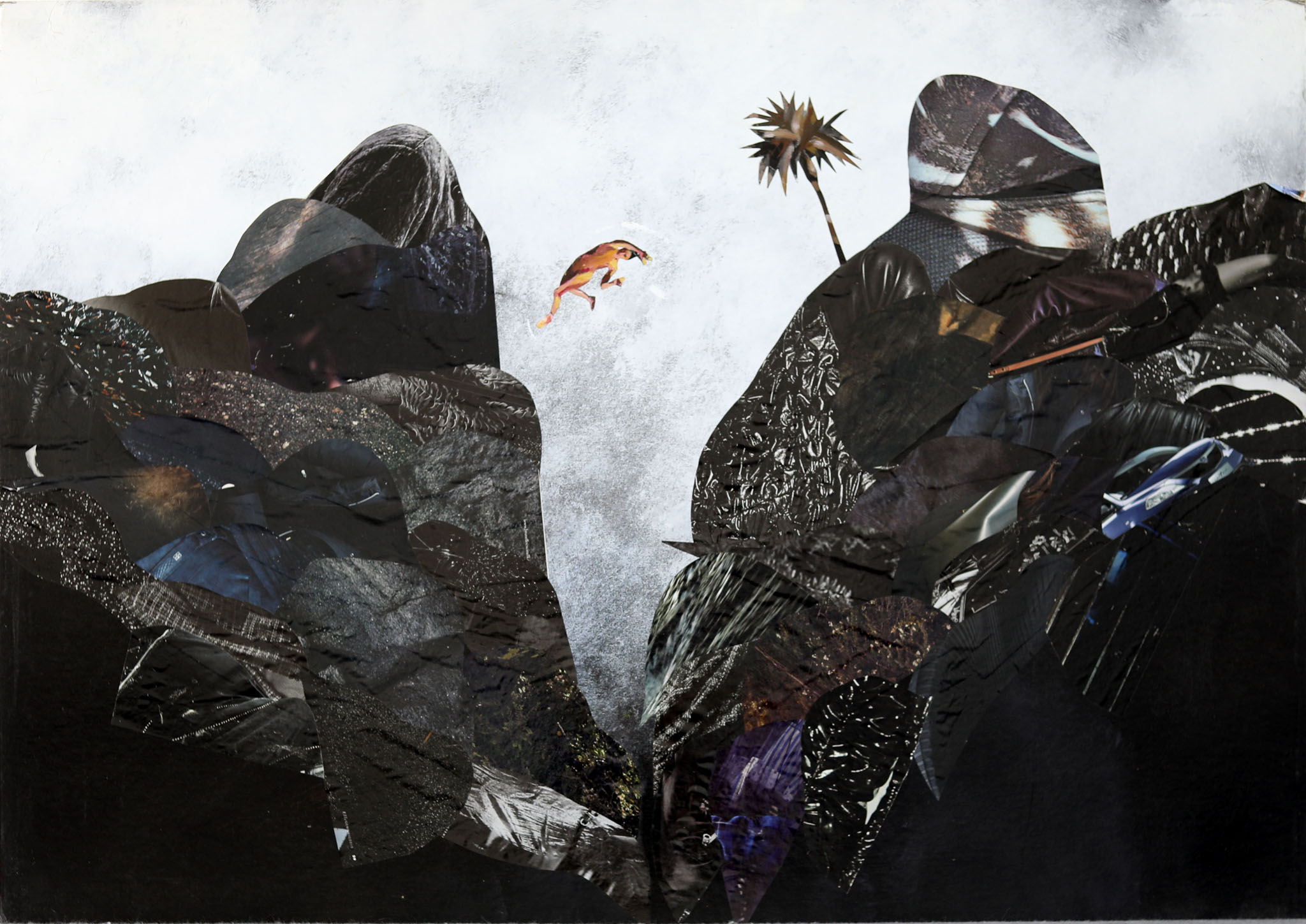 Paper collage studies cover